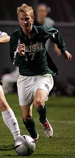 #9 Men’s Soccer Looks To Strengthen Its BIG EAST Position With Two League Games This Weekend Ian Etherington collected the assist on Luke Boughen's game-winning goal the last time Notre Dame and Rutgers met. The Irish captured a 1-0 victory over the Scarlet Knights during the 2004 season.