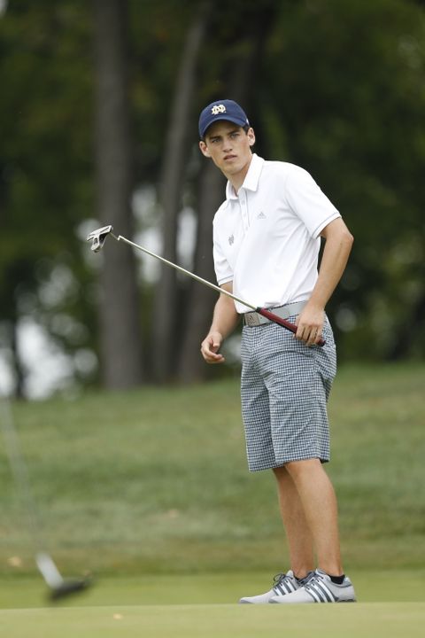 Senior tri-captain Niall Platt finished in a tie for second place during his first-ever collegiate start at The Ocean Course in 2010