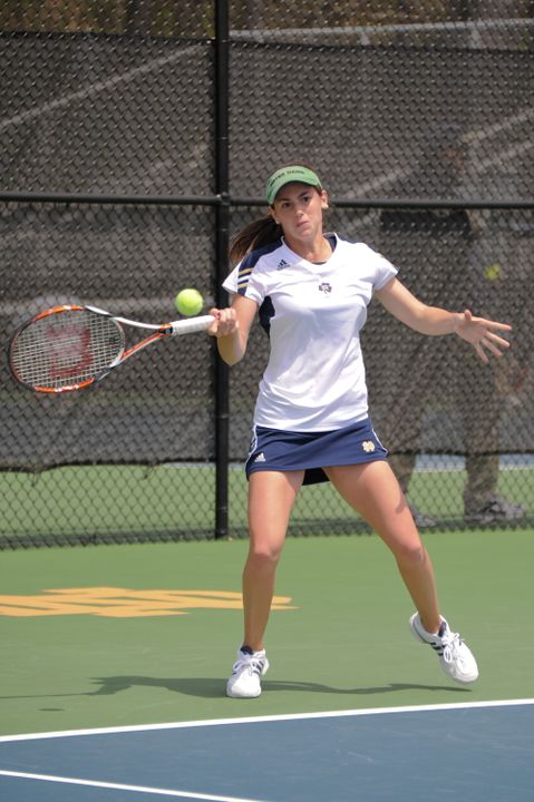 Shannon Mathews kept her NCAA Singles Championship alive with a three-set win over McCall Jones of UCLA, 2-6, 6-1, 7-5