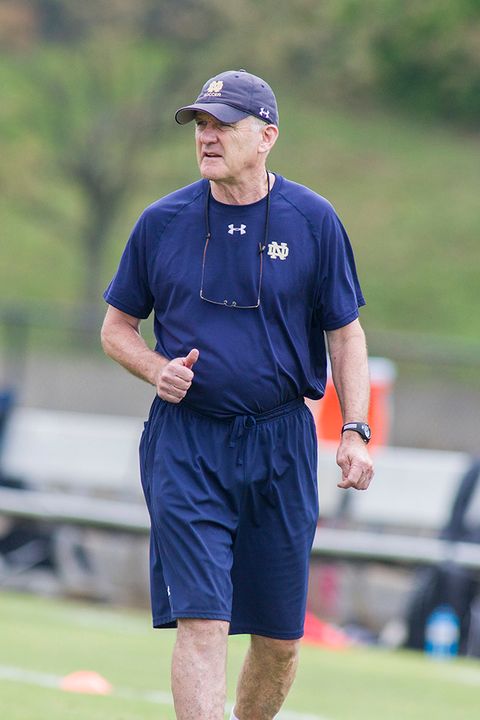 Fighting Irish head coach Bobby Clark looks to have a tough schedule in 2015.