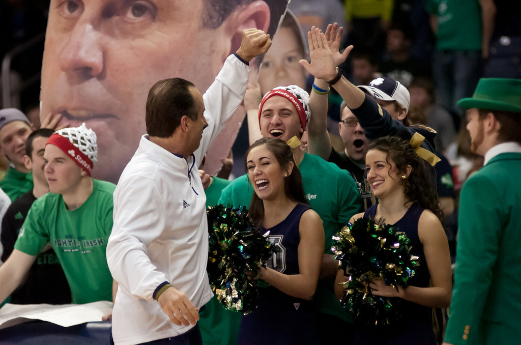 ESPN College GameDay visits Notre Dame Men's Basketball vs Louisville on 02-09-2013