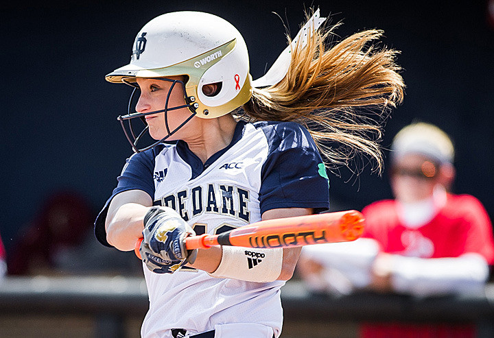 #20 Irish Make ACC Championship Debut This Weekend Senior captain Chloe Saganowich has 27 RBI in her last 24 starts