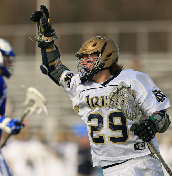 A Late Goal From Wharton Lifts Notre Dame Past Loyola, 7-6 Senior co-captain Alex Wharton returned to his hometown and delivered the game-winning goal against Loyola on Saturday.