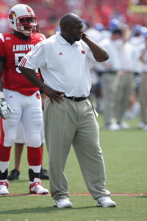 New running backs coach Tony Alford joins the Irish from the University of Louisville.