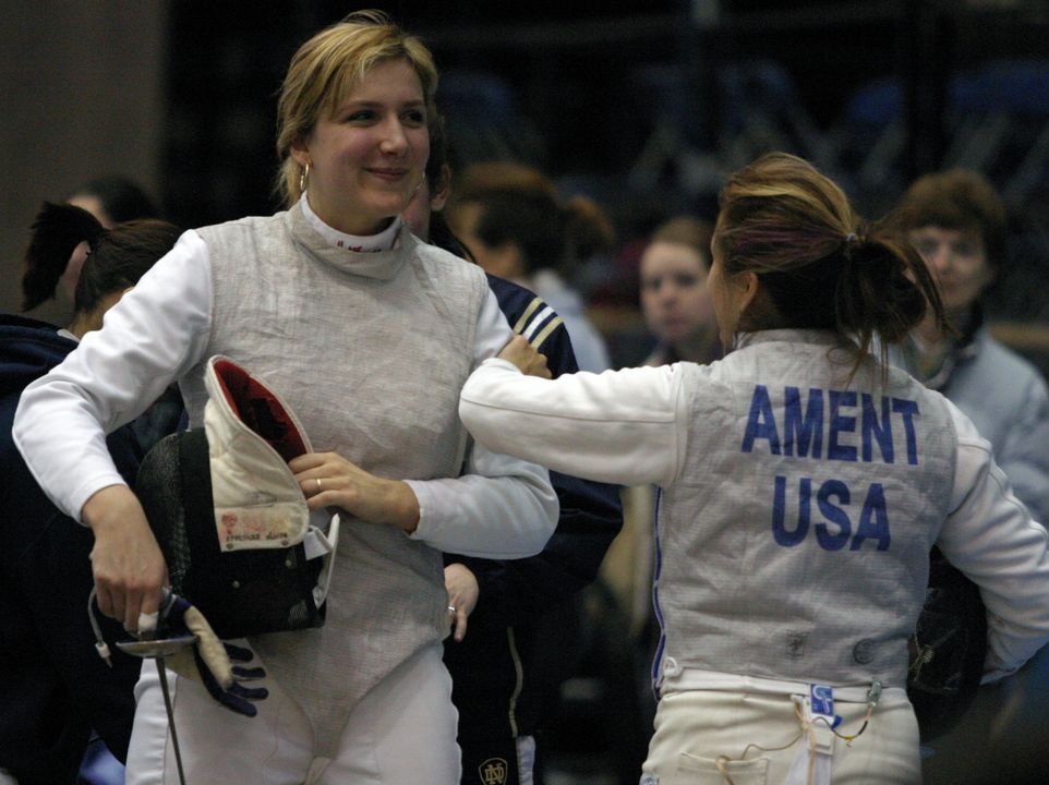 Three-time NCAA foil champion Alicja Kryczalo and 12 others will be fencing for the final time in the Joyce Center this weekend.