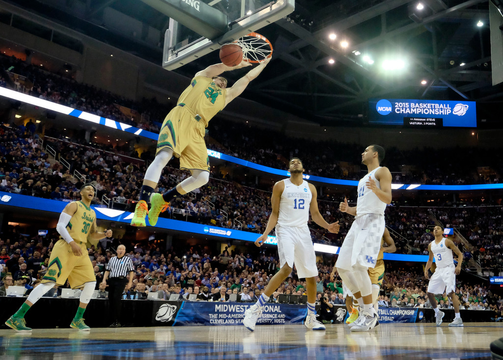 NCAA Men's Elite Eight: Notre Dame vs. Kentucky
