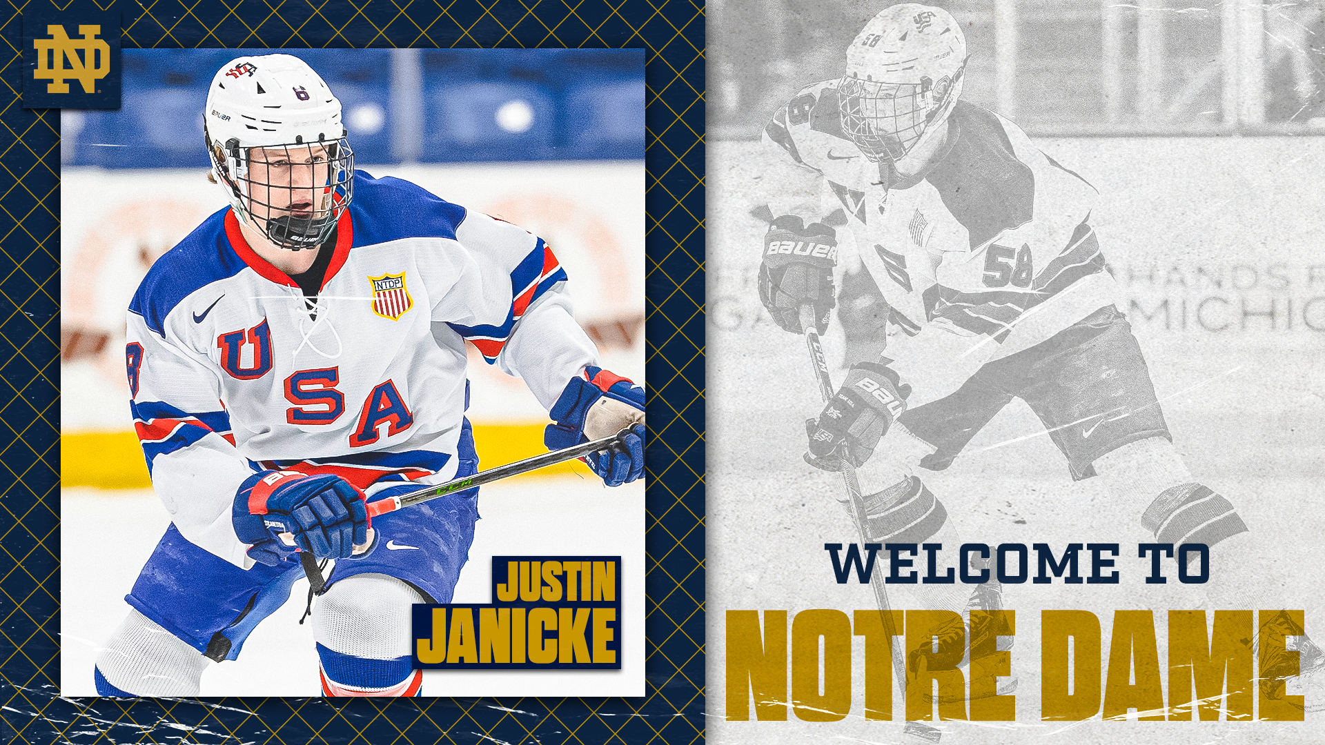Justin Janicke To Join Notre Dame Hockey Program Justin Janicke To Join Notre Dame Hockey Program