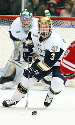Brett Blatchford And Christian Hanson Take CCHA Weekly Honors Junior defenseman Brett Blatchford was named the CCHA defensive player of the week for the second week in a row after helping Notre Dame to a weekend sweep of Bowling Green.