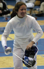 Irish To Host Notre Dame Duals This Weekend Junior captain Kimberlee Montoya boasts a 44-15 epee record this season.