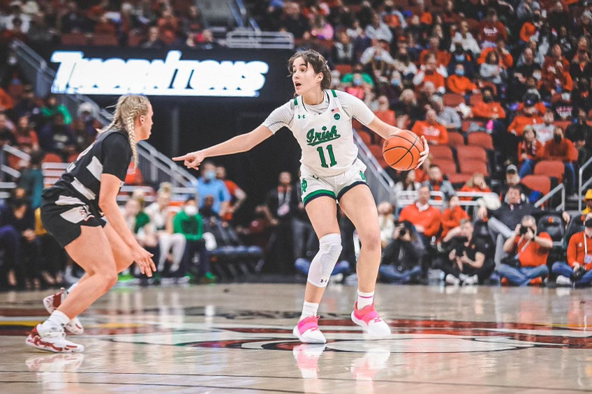 Cold Shooting Plagues #18 Irish in 73-47 Loss to #3 Cardinals Cold Shooting Plagues #18 Irish in 73-47 Loss to #3 Cardinals
