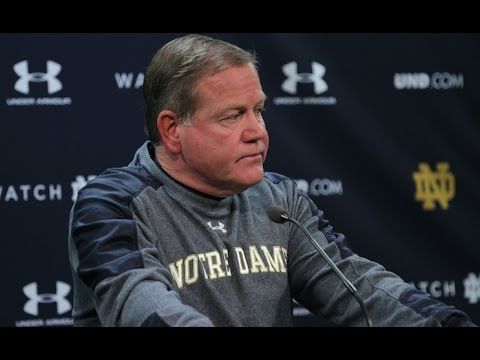 Notre Dame Football Post-Game Press Conference - Virginia Tech