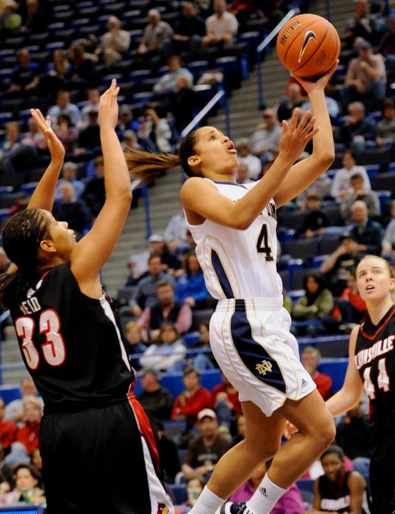 Freshman guard Skylar Diggins was named to the 2010 BIG EAST All-Tournament Team, it was announced Tuesday night following the tournament title game in Hartford, Conn.