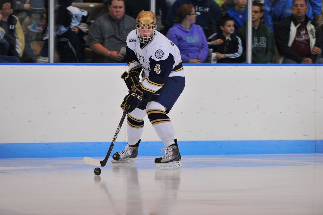 Sophomore Riley Sheahan will see his first NCAA Tournament action when the Irish take on Merrimack this Saturday.