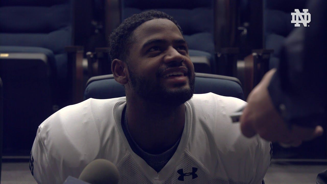 @NDFootball | Nick Coleman Post Practice Interview Syracuse Week (2018)