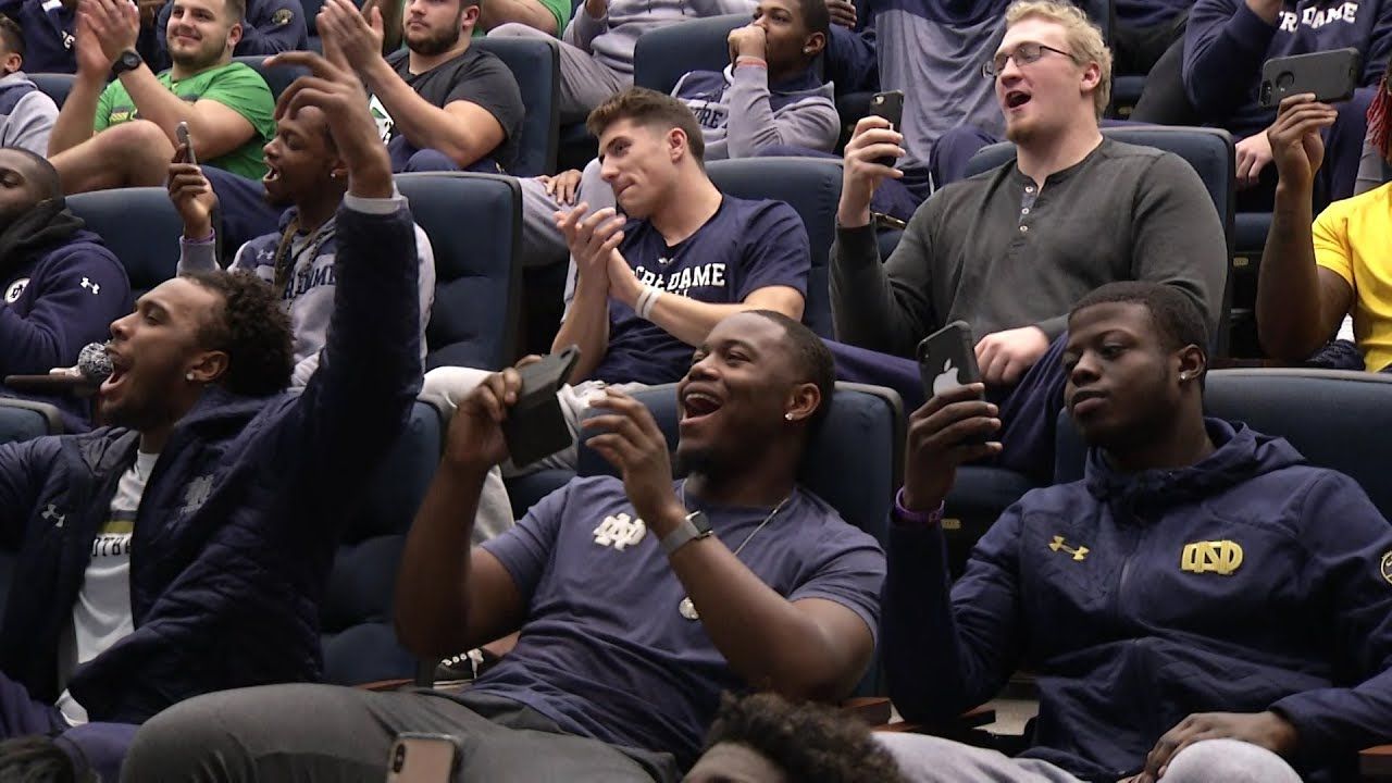 @NDFootball | Notre Dame Reacts to the College Football Playoff Selection (2018)