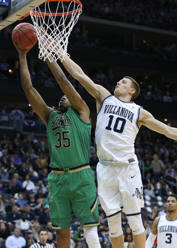 No. 1 Villanova 74, No. 23 Notre Dame 66