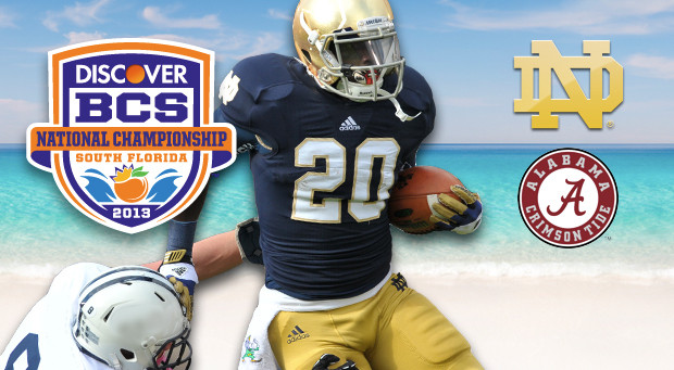 Notre Dame And Alabama To Meet In BCS Title Game In South Florida <blank>