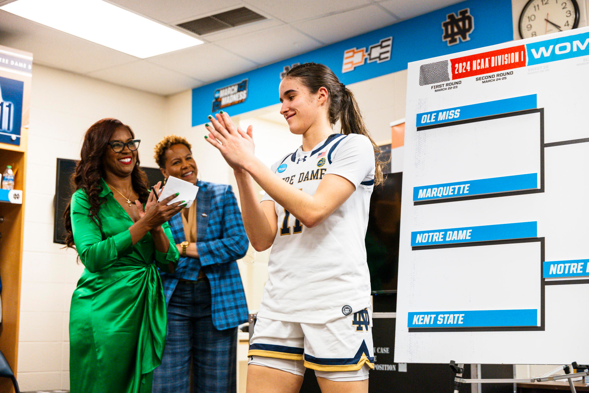 Notre Dame Advances After 81-67 Win Over Kent State Notre Dame Advances After 81-67 Win Over Kent State