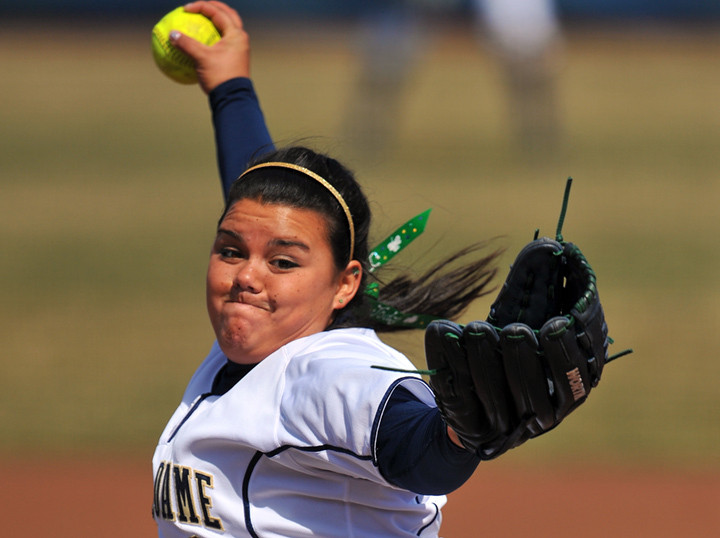 Valdivia Tosses Three-Hitter, Irish Split With Pittsburgh Sophomore pitcher Jody Valdivia struck out 14 Panthers during Satuday's win over Pittsburgh.