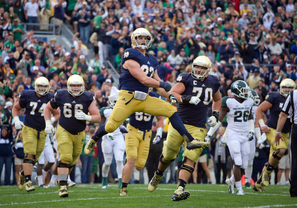 No. 22 Notre Dame vs. Michigan State (USATSI)
