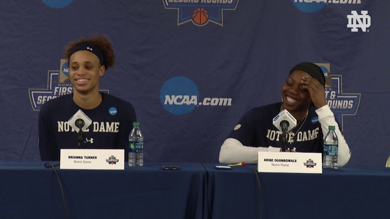 @ndwbb | Player Press Conference - NCAA Tournament Media Day 1 (2019)