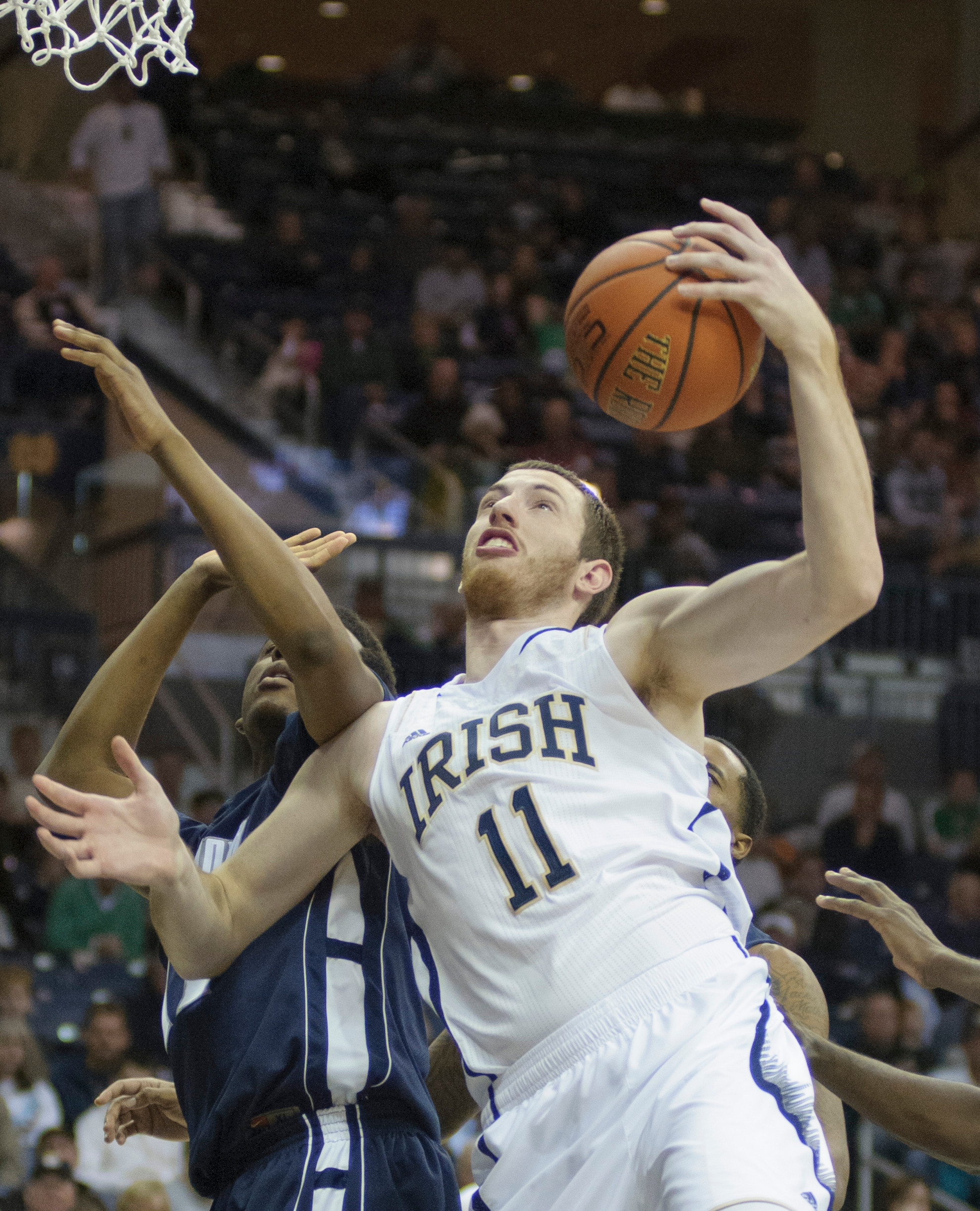 #20/21 Irish Travel To Brooklyn For CVC Championship Rounds Senior center Garrick Sherman tallied career highs in points (22) and rebounds (9) in Monday's win over Monmouth.