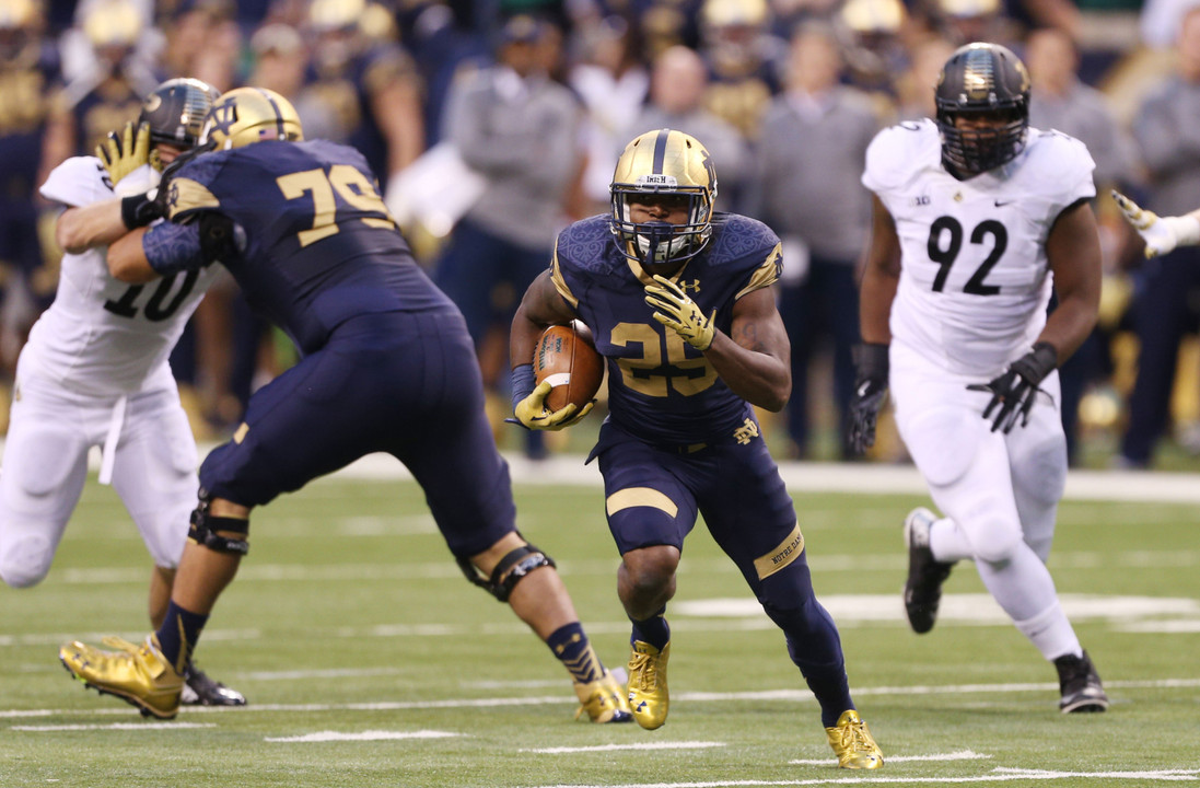 Sophomore running back Tarean Folston.