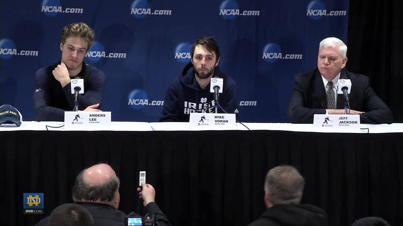St. Cloud State Post Game Press Conference - Notre Dame Hockey