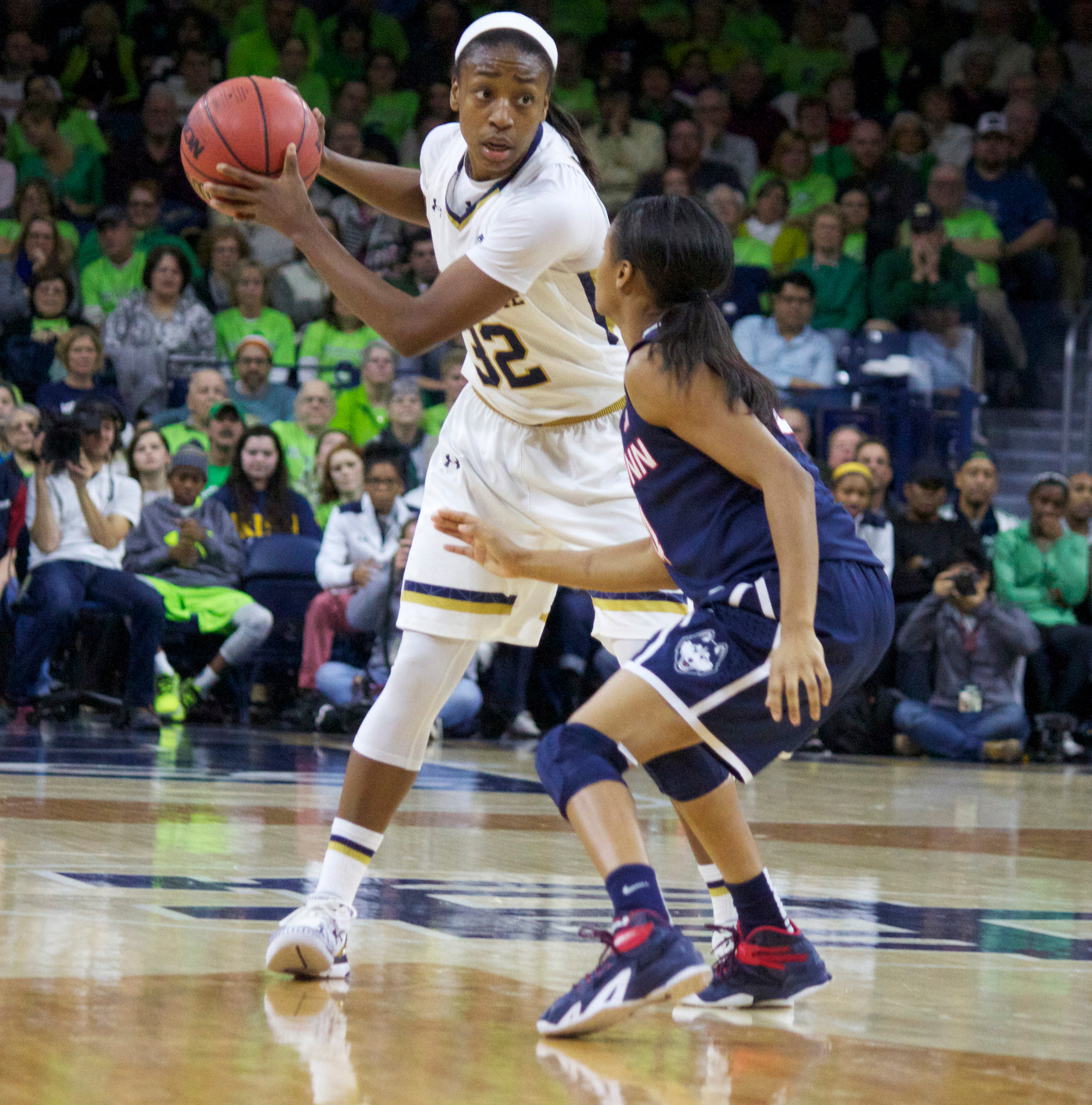 NCAA Championship Preview: #2 Notre Dame vs. #1 Connecticut Jewell Loyd had a game-high 31 points against UConn in December.