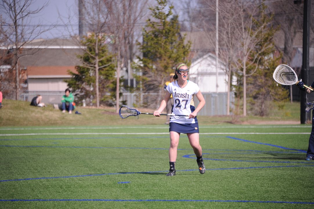 Senior Molly Shawhan is used to navigating strenuous academic and lacrosse commitments.