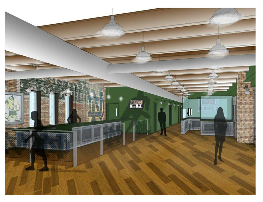 Compton Family Ice Arena Architectural Renderings - Club Level