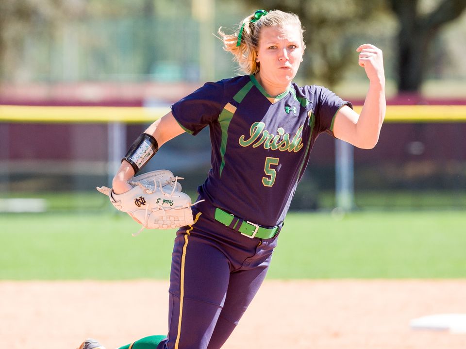 Allie Rhodes claimed a Senior Day 4-0 win with 12 strikeouts against NC State on Sunday