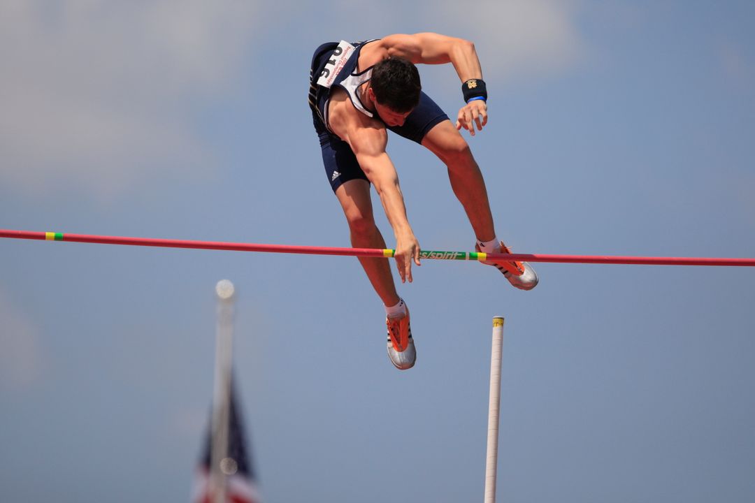 Matt Schipper finished second in the pole vault and set an NCAA regional qualifying mark Friday.