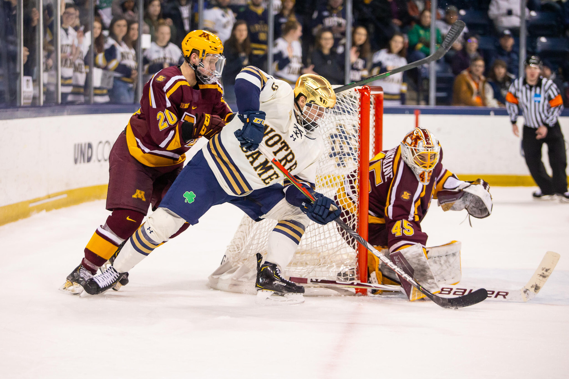 Irish Skate To 3-3 Tie With Minnesota Irish Skate To 3-3 Tie With Minnesota