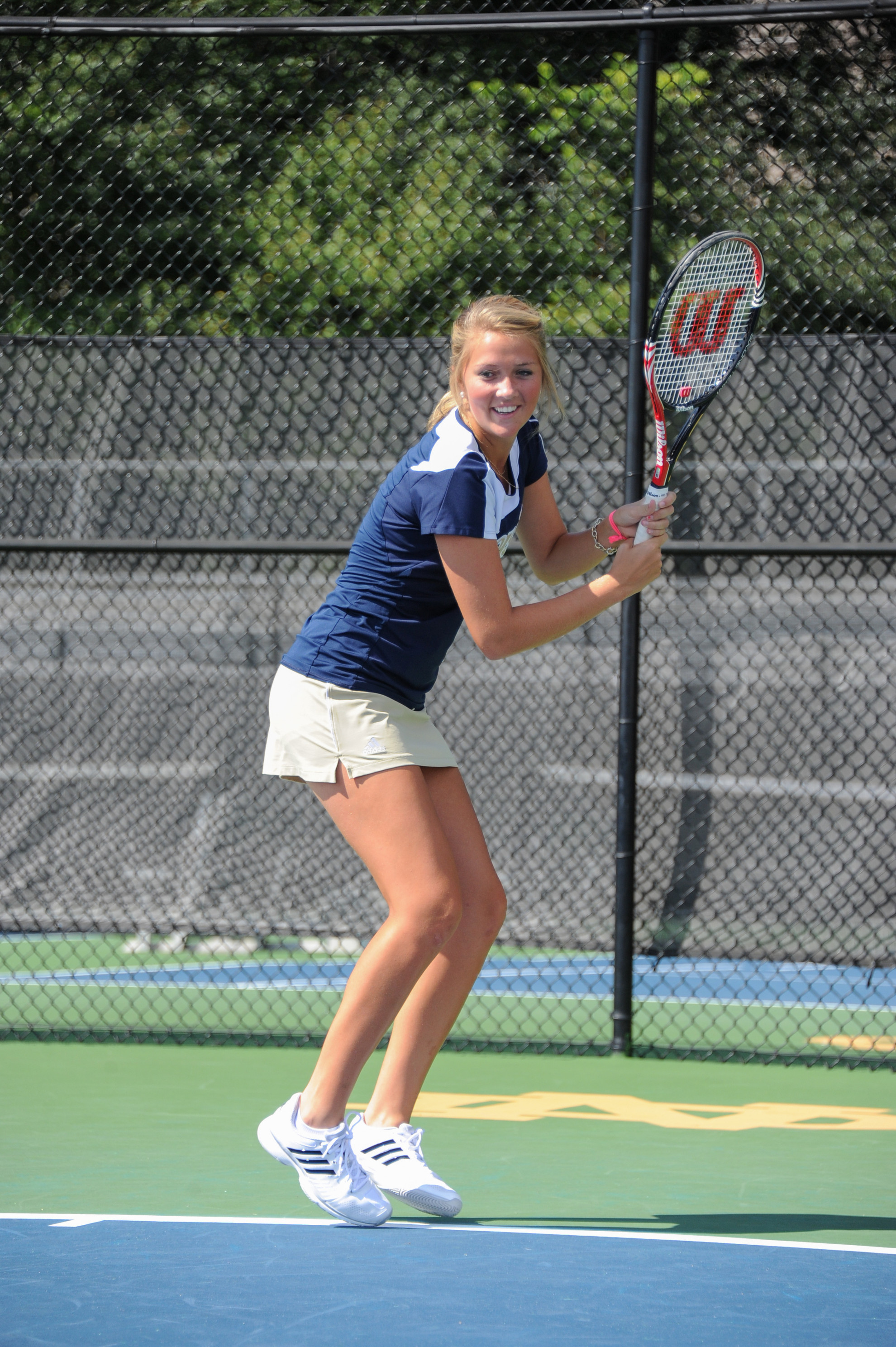No. 12 Georgia Downs No. 19 Irish 6-1 Sophomore Katherine White