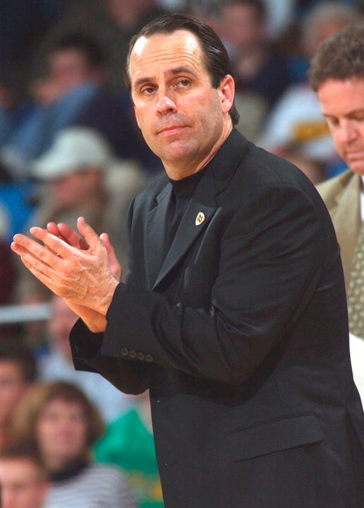 Head coach Mike Brey