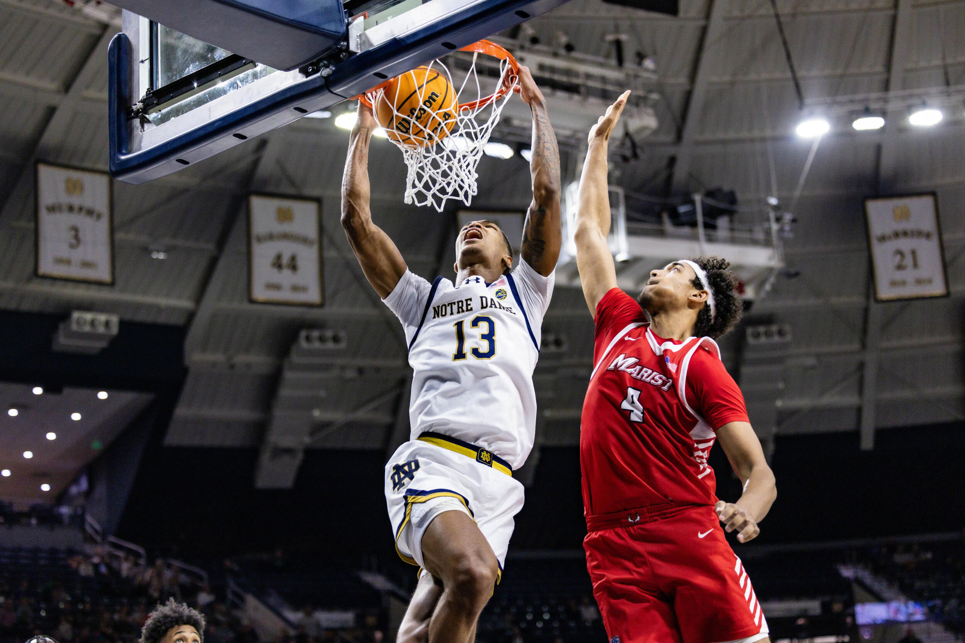 Irish Deliver Down the Stretch in 60-56 Win over Marist Irish Deliver Down the Stretch in 60-56 Win over Marist