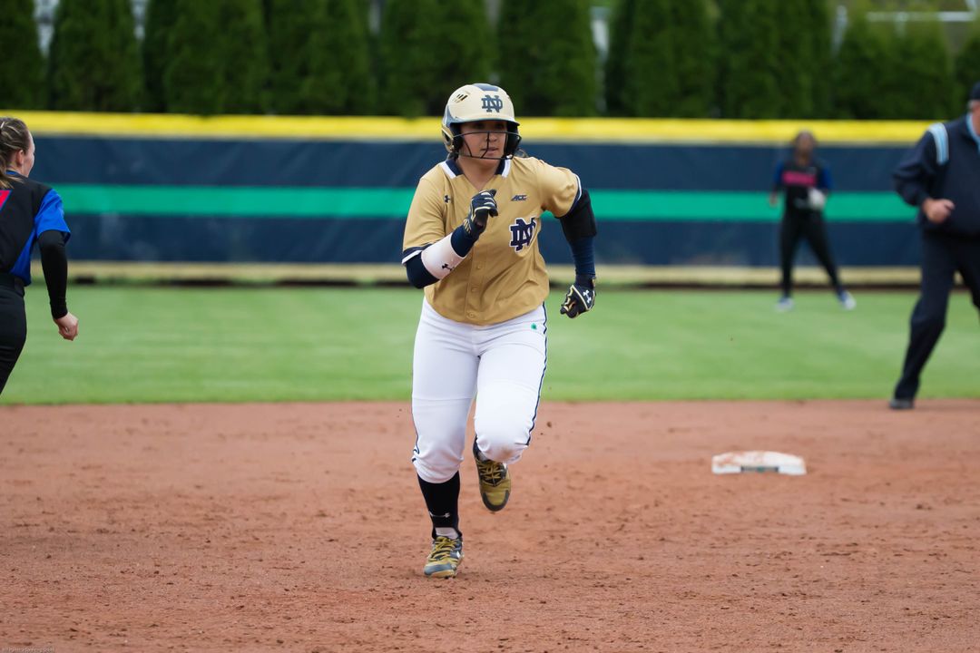 Micaela Arizmendi finished with four hits and drove in four runs in NCAA Ann Arbor Regional wins over Valparaiso and Miami on Saturday