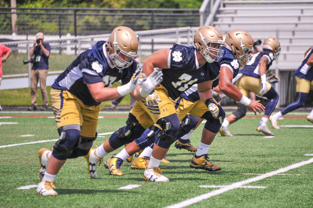 2017 Notre Dame Football Fall Camp - Practice One