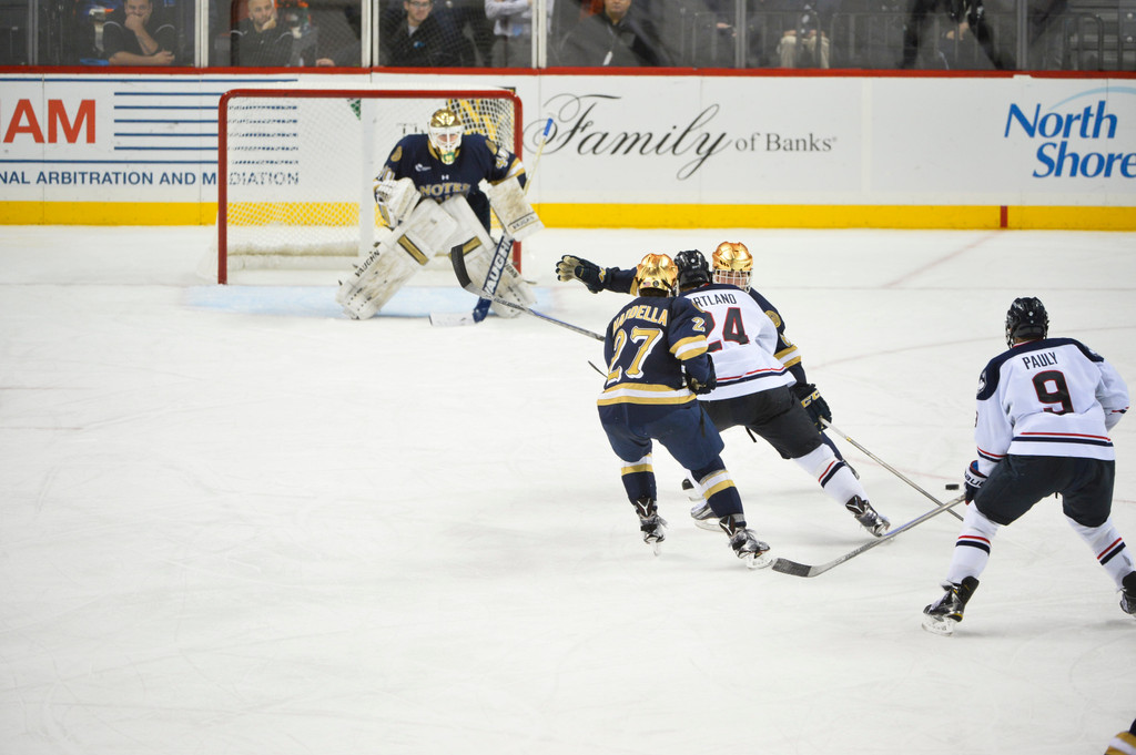 Notre Dame Hockey vs. UConn at the Barclays Center