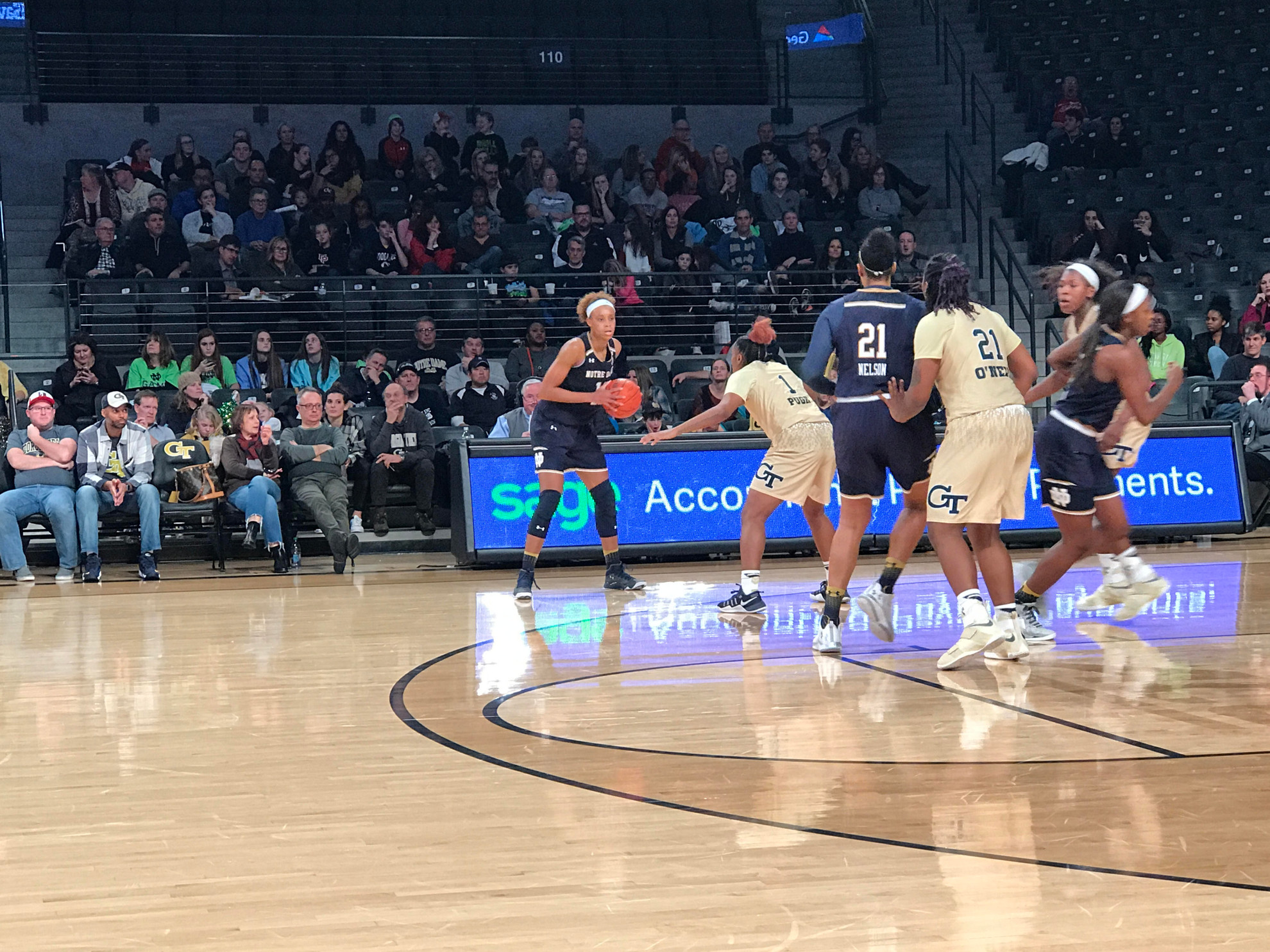 Ogunbowale Carries Notre Dame To 55-38 Victory Ogunbowale Carries Notre Dame To 55-38 Victory