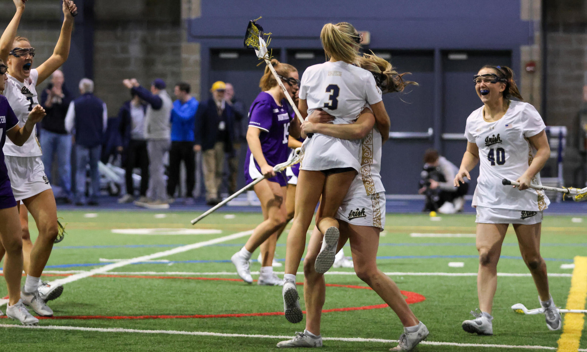 Statement Win: #8 Irish Topple #1 Northwestern, 14-10 Statement Win: #8 Irish Topple #1 Northwestern, 14-10
