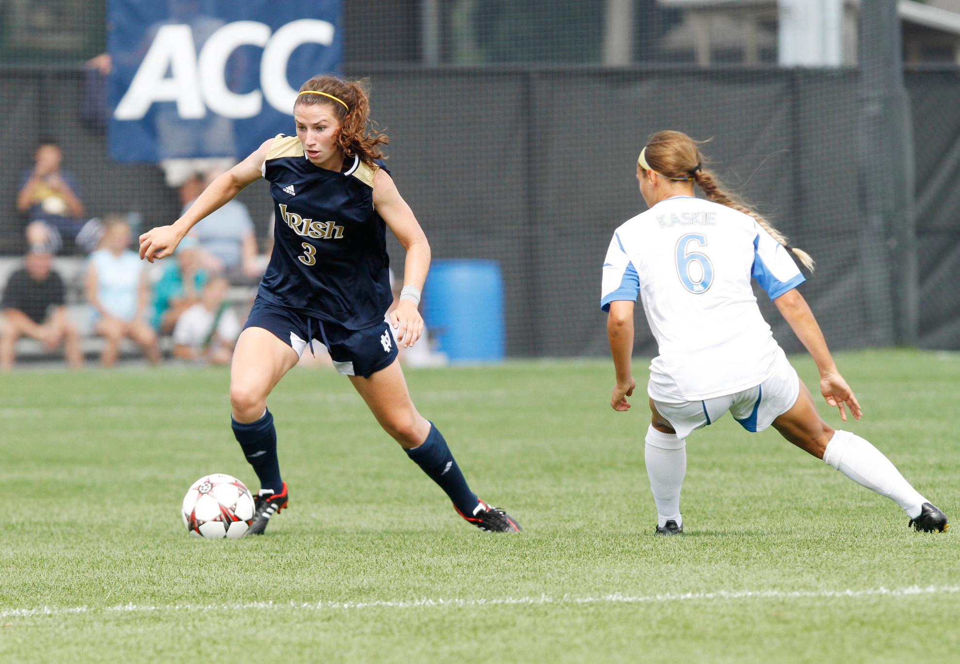 Pitch Points: Irish Riding The Learning Curve Notre Dame's underclassmen (freshmen and sophomores) have accounted for 22 of the team's 39 goals (including six match-winners) this season, led by five goals from rookie midfielder Morgan Andrews.
