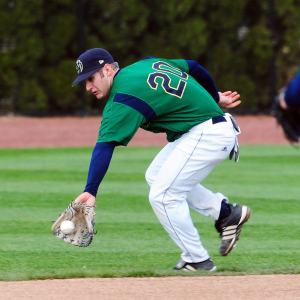 Irish Baseball Splits Doubleheader Against Michigan