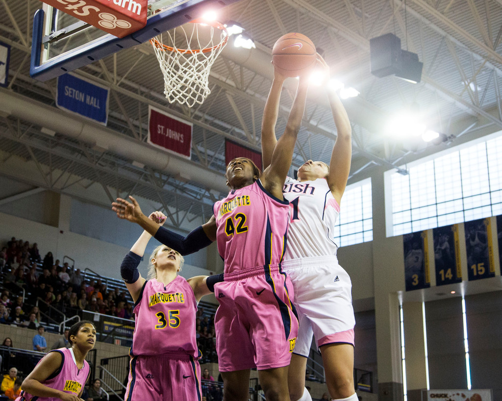 No. 2 Notre Dame easily handles Marquette 87-49 (AP)