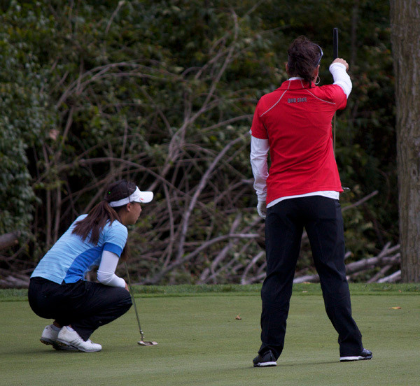 Women’s Golf Finishes Second Round At The Mercedes-Benz Championship Zhang and Park lead the Irish through 36-holes of play.