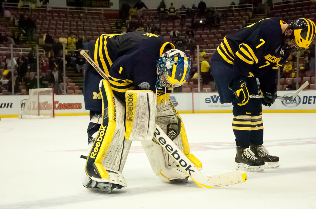 Notre Dame Men's Ice Hockey wins CCHA Championship over Michigan on 03-24-2013