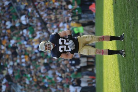 Team captain Harrison Smith will lead the Irish into Notre Dame Stadium this weekend to begin the 2011 season against USF.