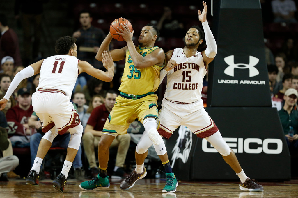 Notre Dame 84, Boston College 76