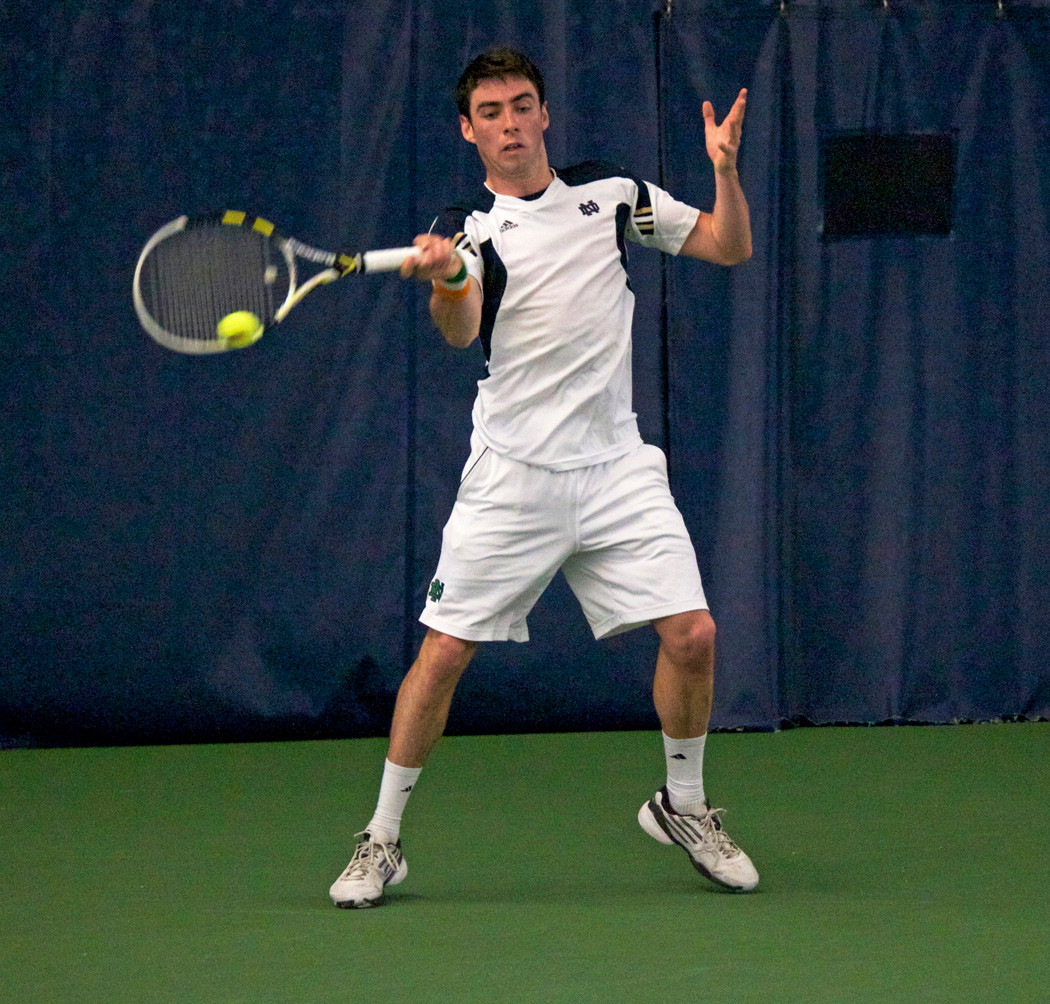 No. 43 Irish Sweep BIG EAST Foe DePaul, 7-0 Senior Niall Fitzgerald won 6-4, 6-1 at No. 5 singles on Wednesday.